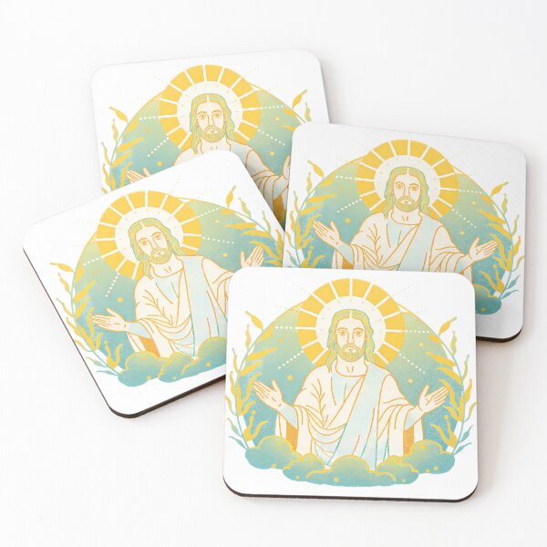 Item preview, JESUS Whimsical Illustrations Fantasy Landscapes Capturing Imagination Wonder designed and sold by ART ATTACK ZONE.