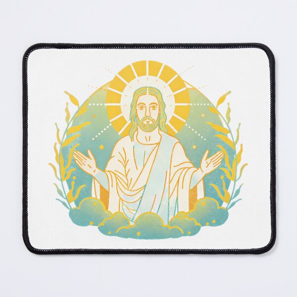 Item preview, JESUS Whimsical Illustrations Fantasy Landscapes Capturing Imagination Wonder designed and sold by ART ATTACK ZONE.