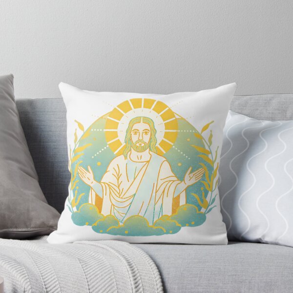 Item preview, JESUS Whimsical Illustrations Fantasy Landscapes Capturing Imagination Wonder designed and sold by ART ATTACK ZONE.