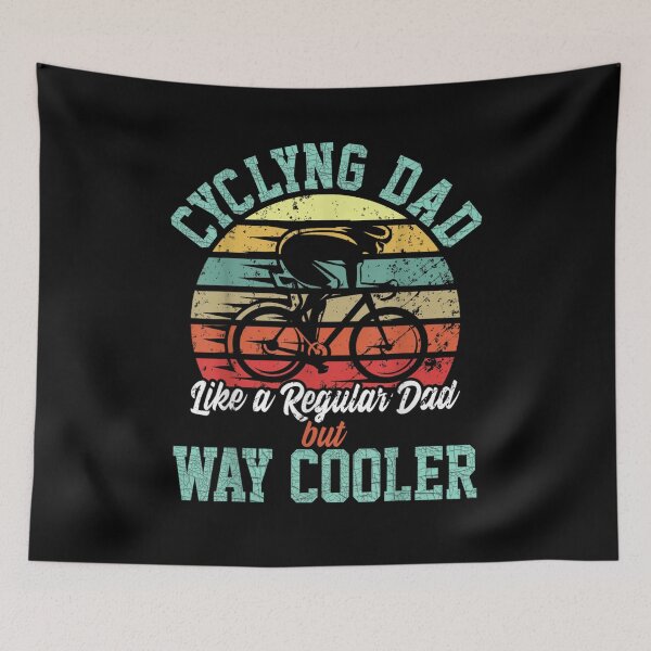 Item preview, Cycling Dad like a Regular Dad but Way Cooler Bicycle Bike designed and sold by MerchDeviant.
