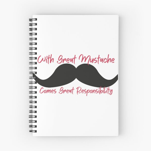 Item preview, With Great Mustache Comes Great Responsibility designed and sold by KillaStickers.