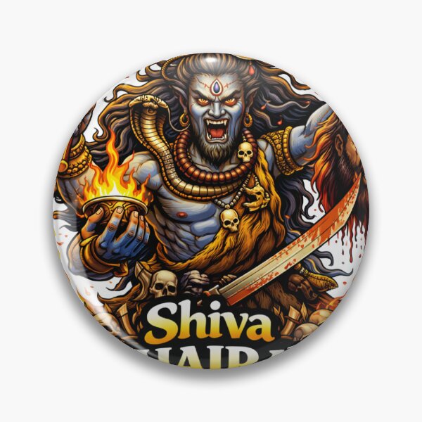 Item preview, Shiv Bhairav Avtar  designed and sold by WAHSTICKERS.