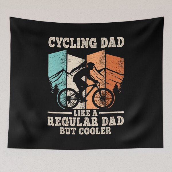 Item preview, Cycling Dad Like A Regular Dad But Cooler Funny Bicycle Men designed and sold by MerchDeviant.