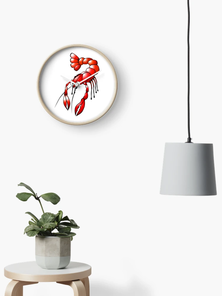 Thumbnail 2 of 4, Clock, Crayfish designed and sold by Reethes.