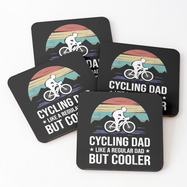 Item preview, Cute Bike Riding Lover Biker Racing Humor Designs Cycling Dad Like A Regular Dad But Cooler Funny Cyclist Gift designed and sold by MerchDeviant.