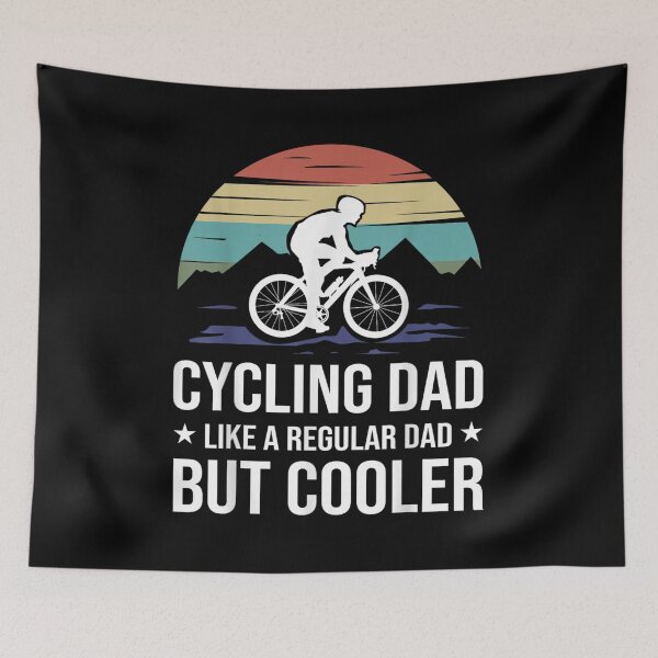 Item preview, Cute Bike Riding Lover Biker Racing Humor Designs Cycling Dad Like A Regular Dad But Cooler Funny Cyclist Gift designed and sold by MerchDeviant.