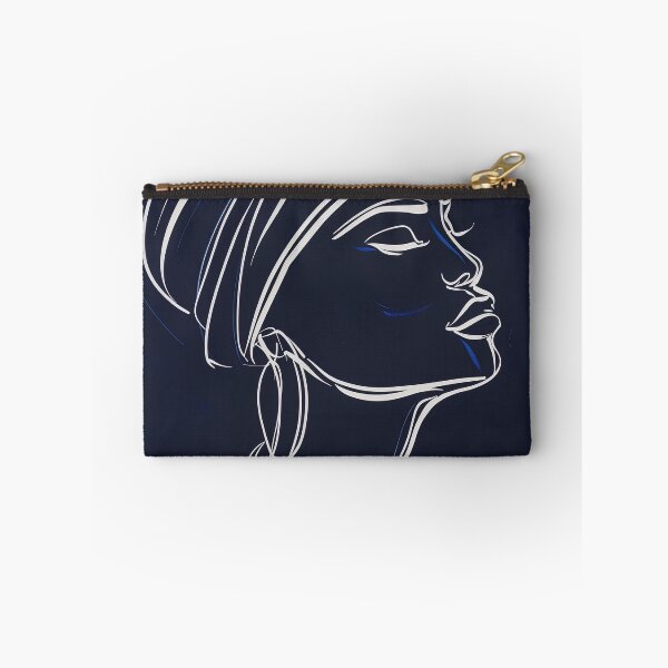 Item preview, Botswanan woman - Blue Abstract Art designed and sold by shadow-bloom.
