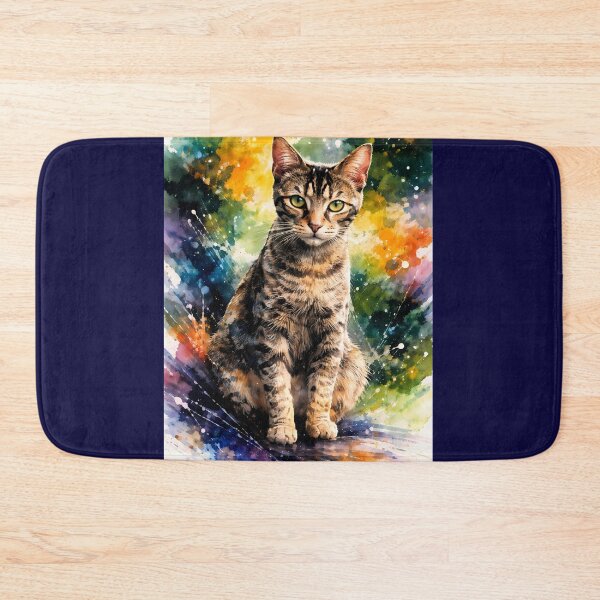 Item preview, Colorful Cat Portrait designed and sold by cuprum.