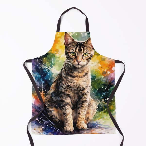 Item preview, Colorful Cat Portrait designed and sold by cuprum.