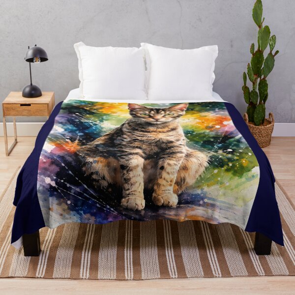 Item preview, Colorful Cat Portrait designed and sold by cuprum.