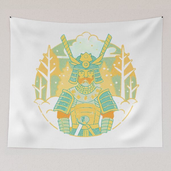 Item preview, Samurai Whimsical Illustrations Fantasy Landscapes Capturing Imagination Wonder designed and sold by ART ATTACK ZONE.