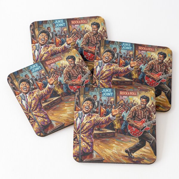 Item preview, The Architects of Rock: Little Richard & Chuck Berry Juke Joint Impasto designed and sold by Art's Diner.