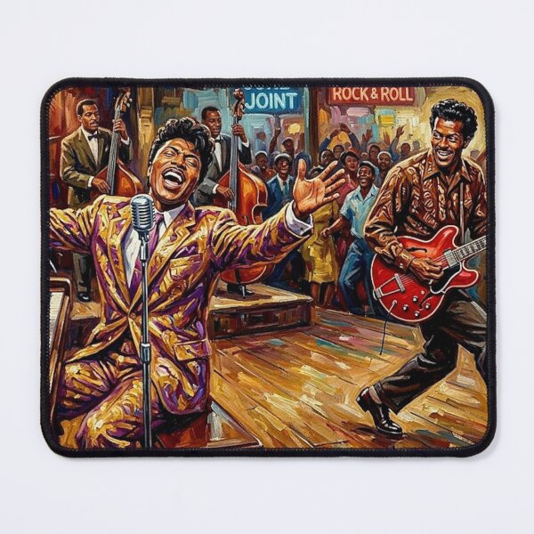 Item preview, The Architects of Rock: Little Richard & Chuck Berry Juke Joint Impasto designed and sold by Art's Diner.