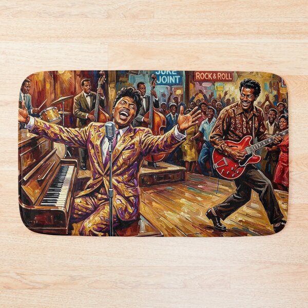 Item preview, The Architects of Rock: Little Richard & Chuck Berry Juke Joint Impasto designed and sold by Art's Diner.