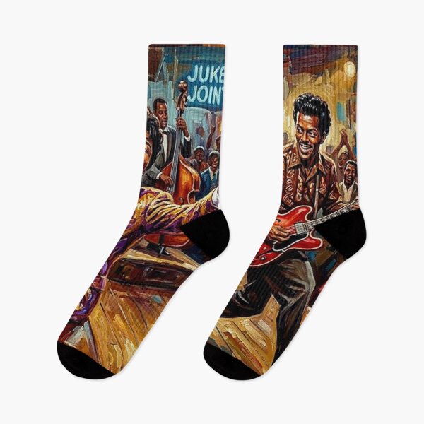 Item preview, The Architects of Rock: Little Richard & Chuck Berry Juke Joint Impasto designed and sold by Art's Diner.