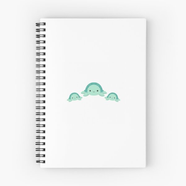 Item preview, Three Kawaii Turtles – Cute Minimalist Pastel Illustration designed and sold by mayatA-rt.
