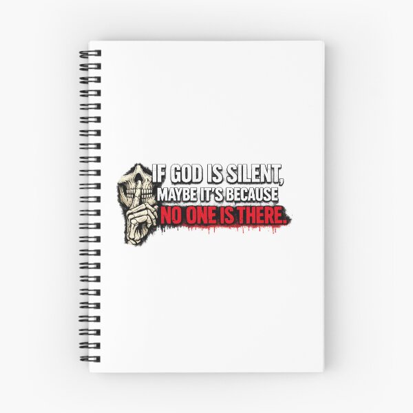 Item preview, Divine Silence – Provocative Atheist Phrase designed and sold by HeyHas.
