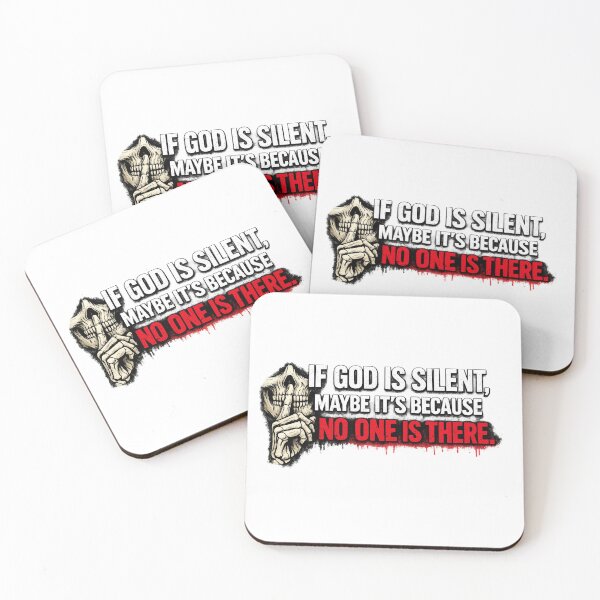 Item preview, Divine Silence – Provocative Atheist Phrase designed and sold by HeyHas.
