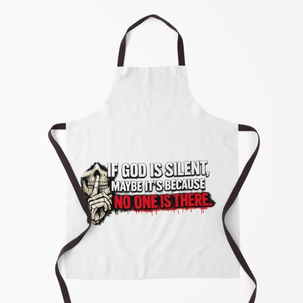 Item preview, Divine Silence – Provocative Atheist Phrase designed and sold by HeyHas.