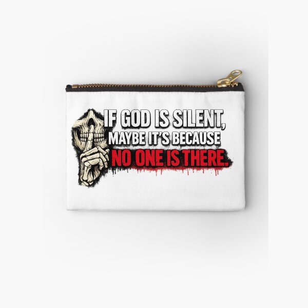 Item preview, Divine Silence – Provocative Atheist Phrase designed and sold by HeyHas.
