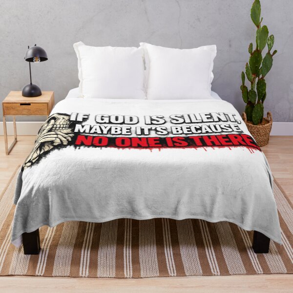 Item preview, Divine Silence – Provocative Atheist Phrase designed and sold by HeyHas.