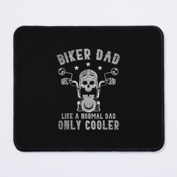 Item preview, Biker Dad Like A Normal Dad Only Cooler Biking Skull Biker designed and sold by MerchDeviant.