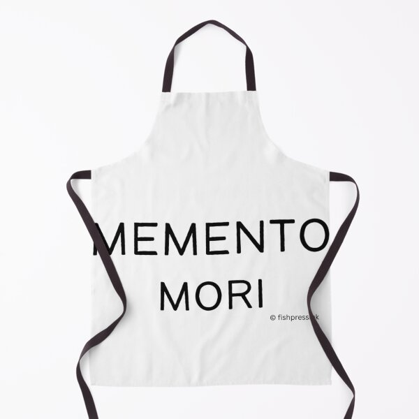 Item preview, Memento Mori v1 – Minimalist Black and White Latin Motto Typography designed and sold by fishpressink.