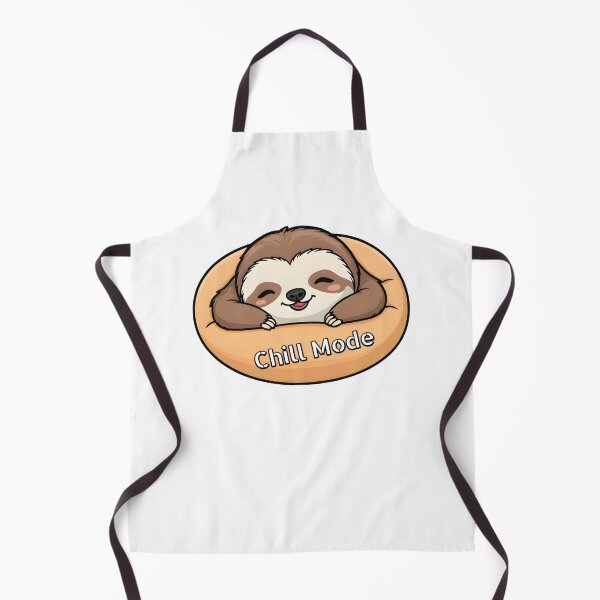 Item preview, Chill Mode | Cute Kawaii Sleeping Sloth on Beanbag designed and sold by DesignsByDessie.