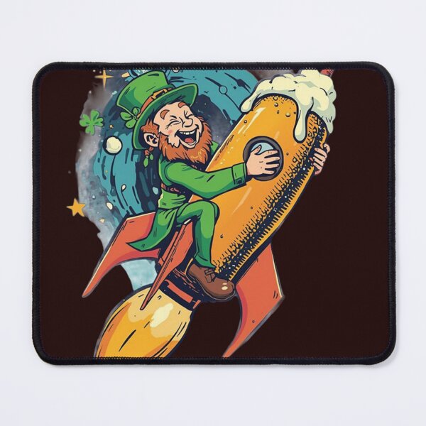 Item preview, Cosmic Leprechaun Riding a Beer Rocket Funny St Patrick’s Day Shirt designed and sold by SassyGin.