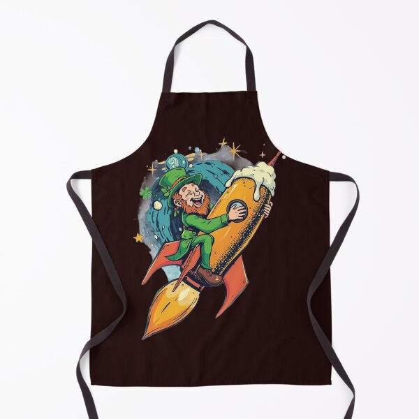 Item preview, Cosmic Leprechaun Riding a Beer Rocket Funny St Patrick’s Day Shirt designed and sold by SassyGin.