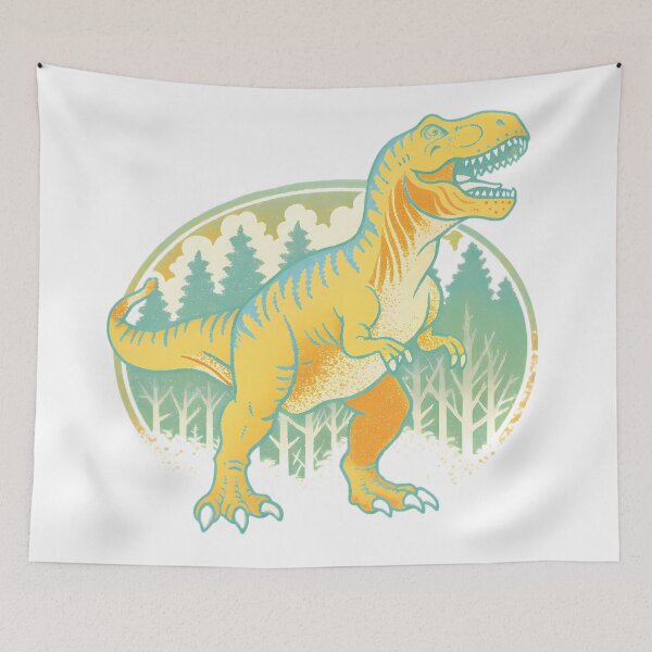 Item preview, Dinosaur Whimsical Illustrations Fantasy Landscapes Capturing Imagination Wonder designed and sold by ART ATTACK ZONE.