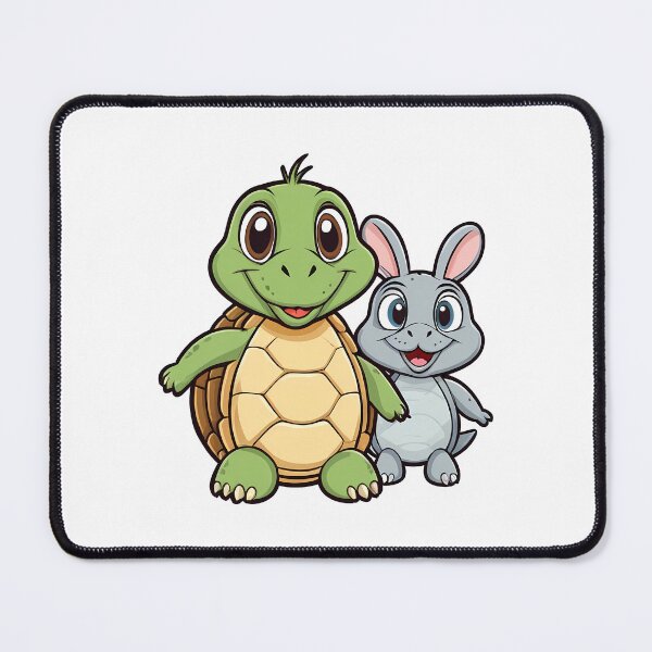 Item preview, Cute Turtle and Bunny Rabbit Best Friends designed and sold by DesignsByDessie.