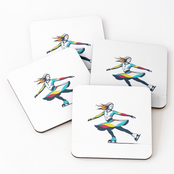 Item preview, Ice skating woman designed and sold by lapinu.