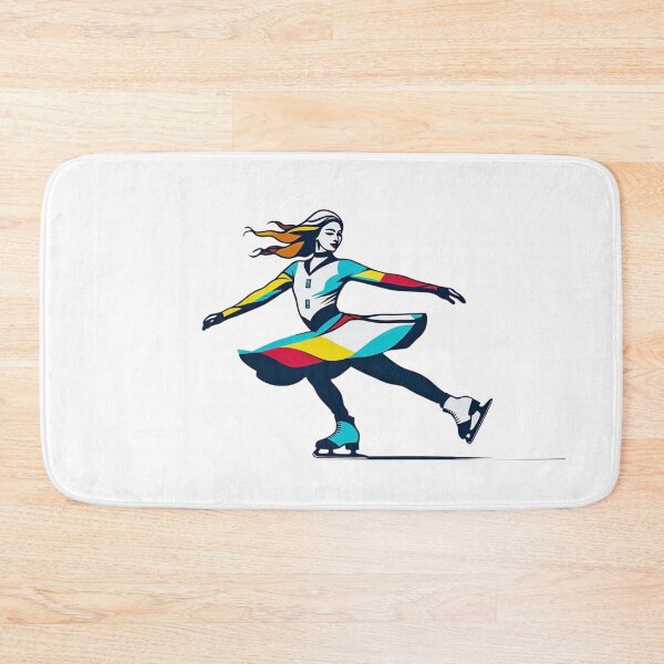 Item preview, Ice skating woman designed and sold by lapinu.