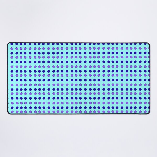 Item preview, Purple and Dark Blue Alternating Stars on Cyan background pattern designed and sold by fev-rocks.