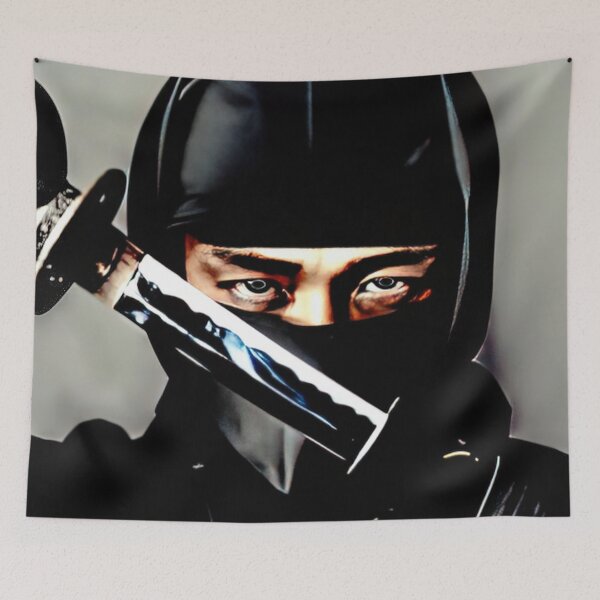 Item preview, Ninja holding Katana designed and sold by MorningFive.