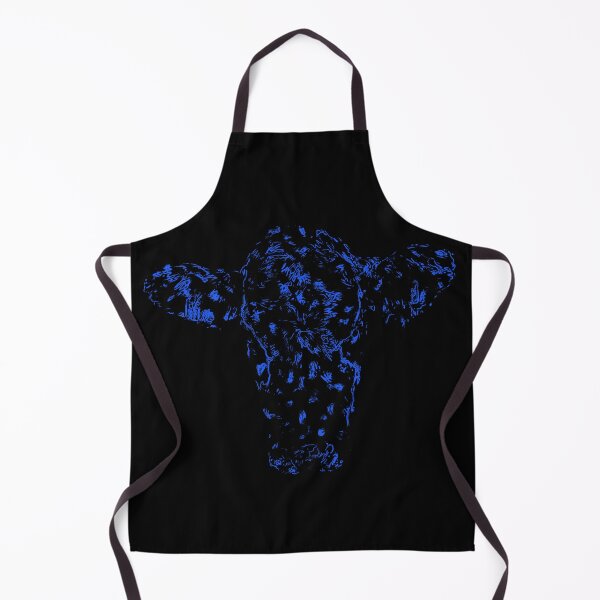 Item preview, Cow head in blue color designed and sold by pixperienz4u.