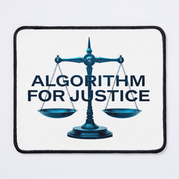 Item preview, Algorithm For Justice Muslim T-Shirt | Minimal Scales Islamic Streetwear Tee for Adl & Faith Activists designed and sold by Vajid Designs .