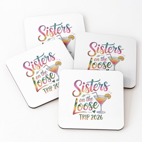 Item preview, Sisters On The Loose Trip 2026 Vacation Family Travel designed and sold by CORJIDOG-ART.