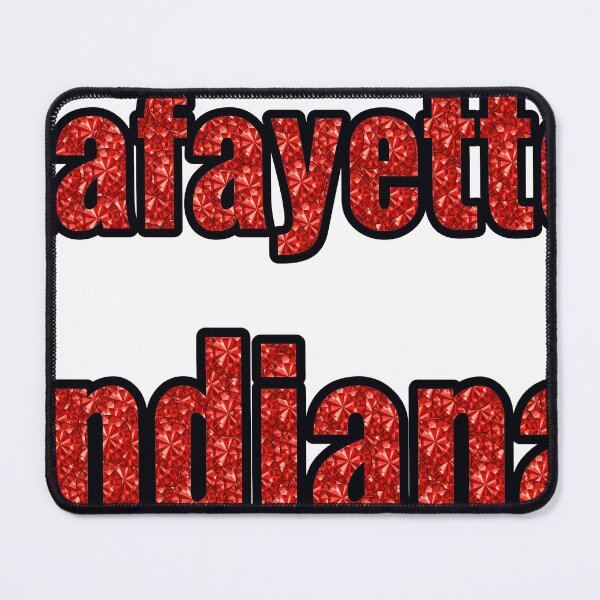 Item preview, Lafayette Indiana City Name With Red Rhinestone designed and sold by TheIconSmith.