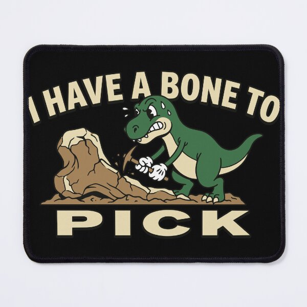 Item preview, Funny T-Rex Arms Bone to Pick - Retro Rubberhose Dino Art designed and sold by Mdozet.