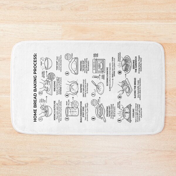 Item preview, Bread Baking Chart Diagram Graphic Funny Baker Cooking designed and sold by GrandeDuc.