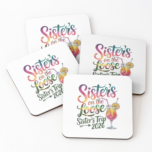 Item preview, Sister's On The Loose Sister's Trip 2026 Vacation Matching Family Travel designed and sold by CORJIDOG-ART.