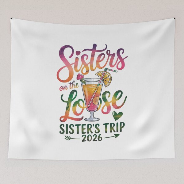 Item preview, Sisters On The Loose Sister's Trip 2026 Vacation designed and sold by CORJIDOG-ART.