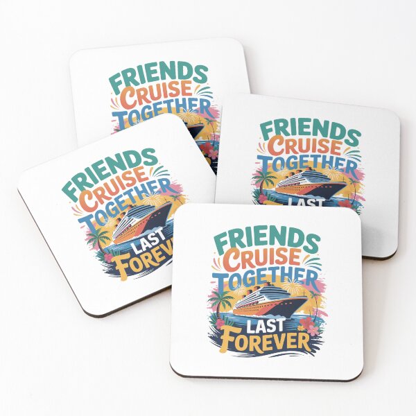 Item preview, Friends Cruise Together Last Forever Vacation Trip designed and sold by CORJIDOG-ART.