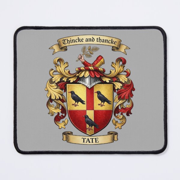 Item preview, The Tate Family Coat of Arms designed and sold by BagTown Clans.