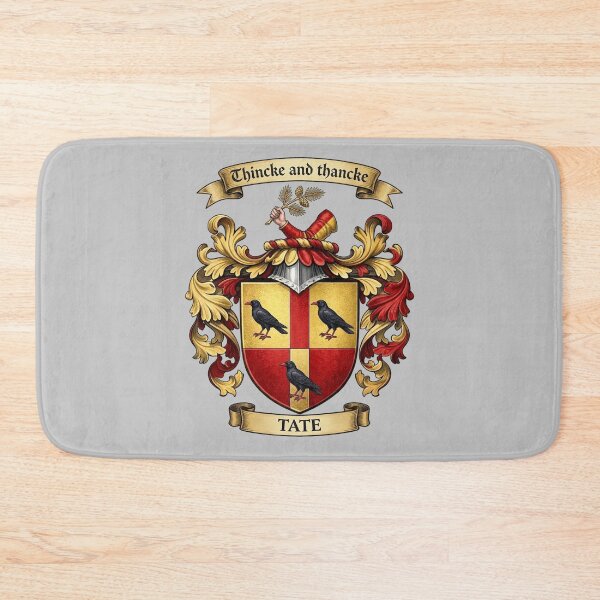 Item preview, The Tate Family Coat of Arms designed and sold by BagTown Clans.