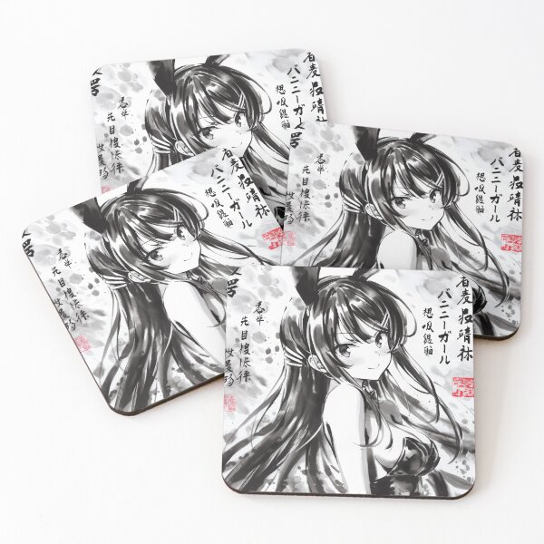 Item preview, Bunny Girl Senpai Sumi-e designed and sold by AnimeArsenalPrints.