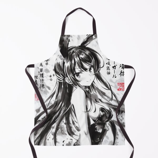 Item preview, Bunny Girl Senpai Sumi-e designed and sold by AnimeArsenalPrints.