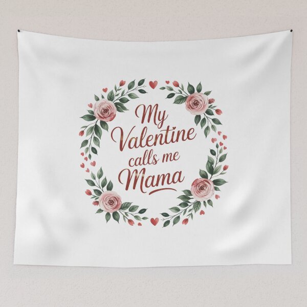Item preview, My Valentine Calls Me Mama Mother's Day Valentine's Day designed and sold by CORJIDOG-ART.